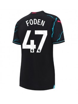 Manchester City Phil Foden #47 Ausweichtrikot für Frauen 2023-24 Kurzarm